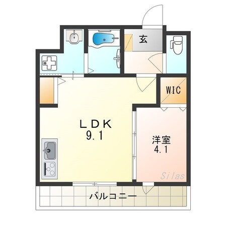 ブランシェトワの物件間取画像